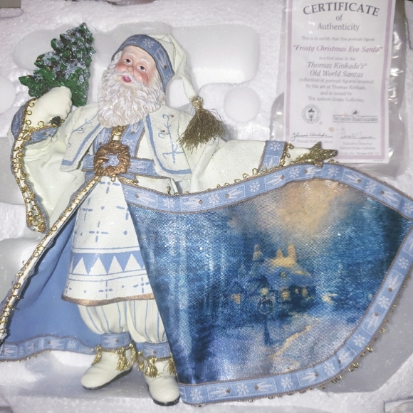 Thomas Kinkade Old World Santas 1st Edition NEW Rare - Picture 1 of 16